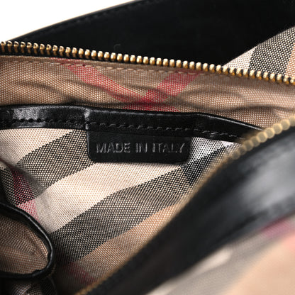 Burberry Nylon Bridle Calfskin Medium Gosford Hobo Trench 9 of 24