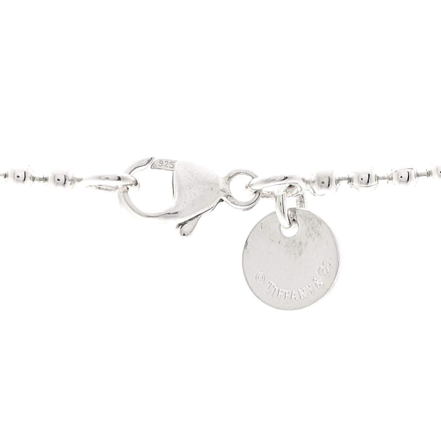Tiffany Sterling Silver 1837 Whistle Pendant Necklace 4 of 4