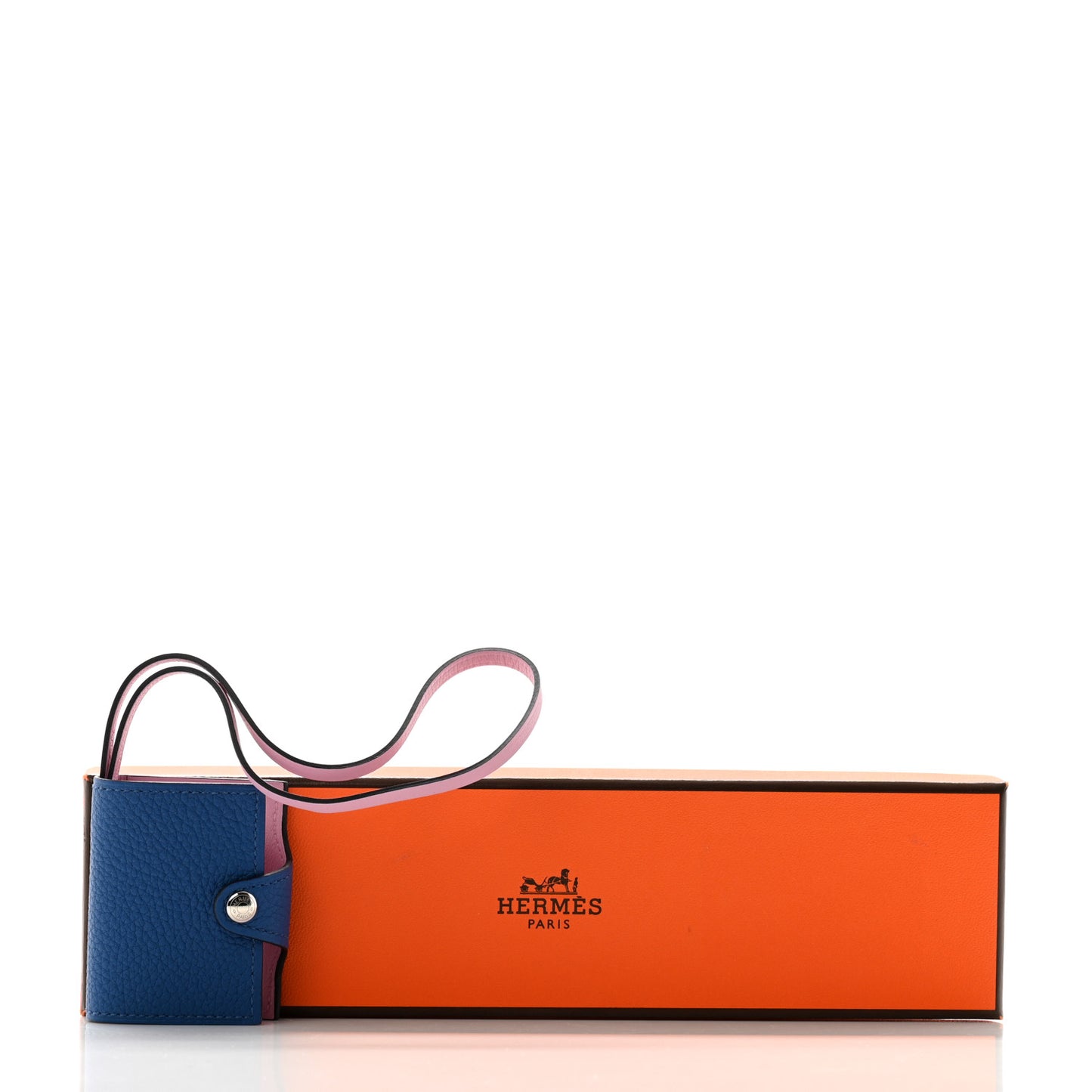 Togo Swift Verso Ulysse Nano Bag Charm Bleu France Mauve Sylvestre