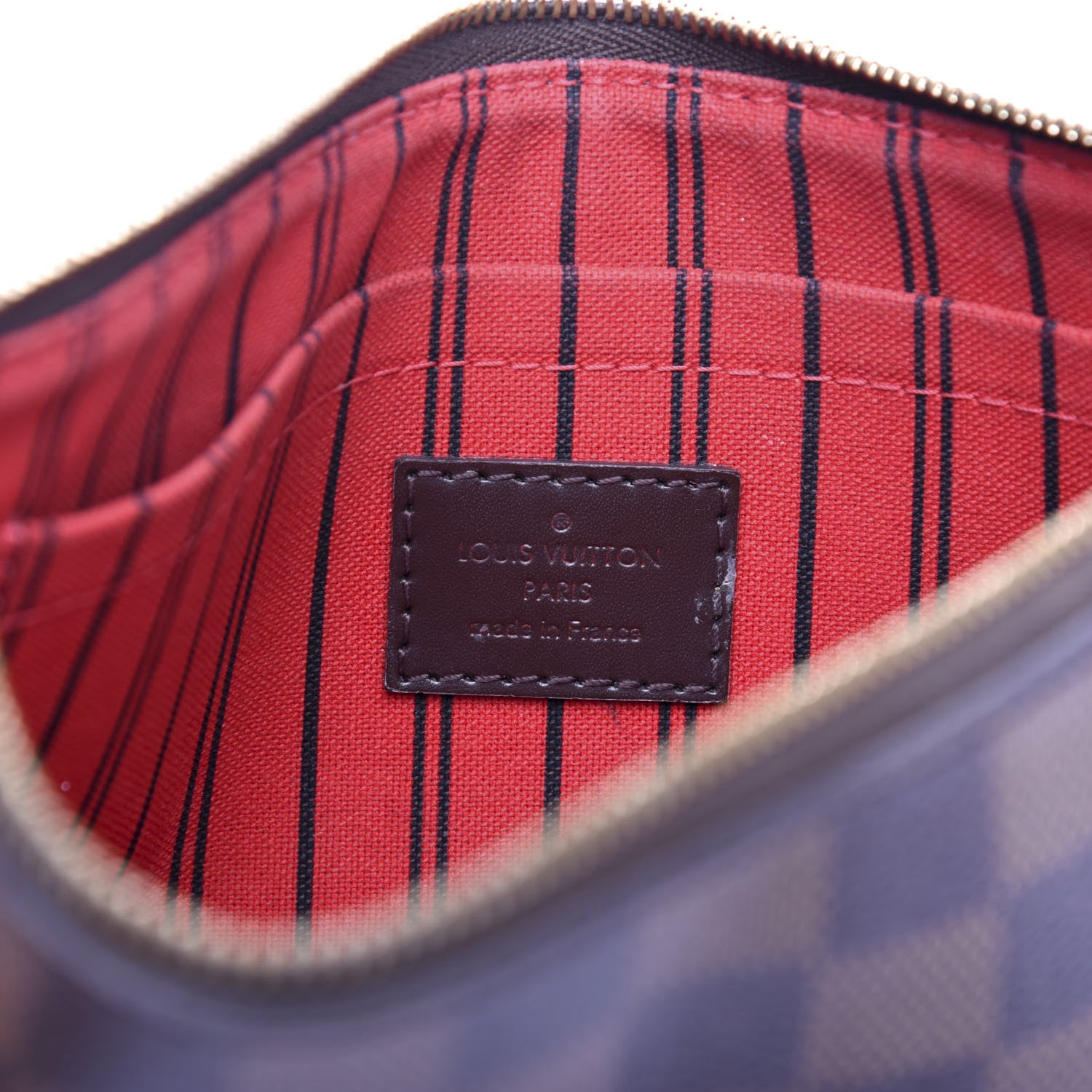 Louis Vuitton Damier Ebene Neverfull MM GM Pochette 6 of 7