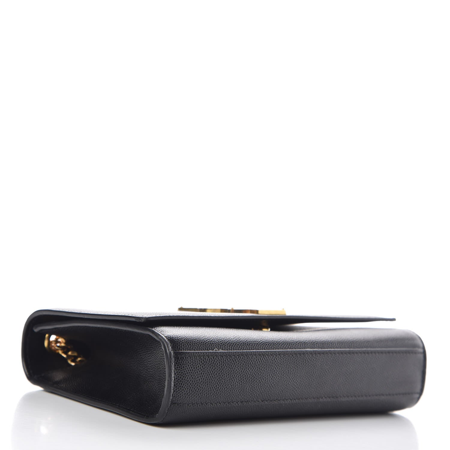 Saint Laurent Grain De Poudre Small Monogram Kate Satchel Black 4 of 16