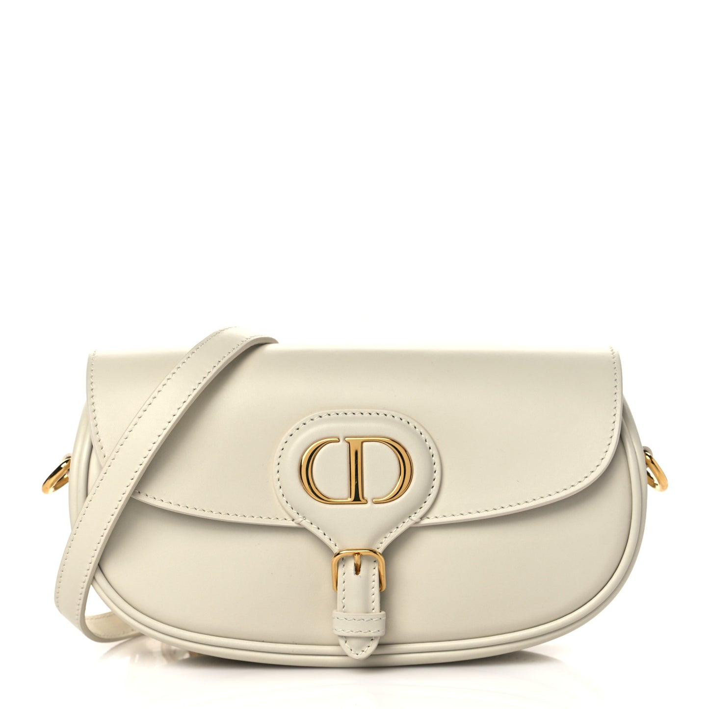 Box Calfskin East West Bobby Bag Latte