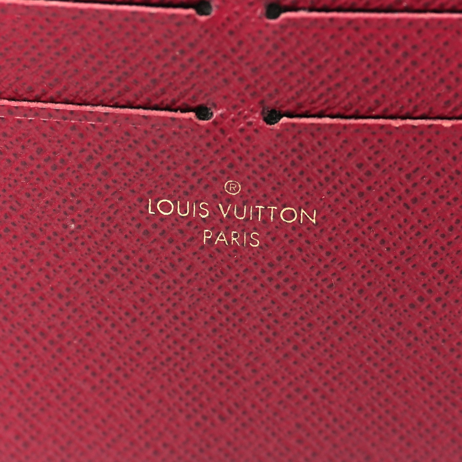 Louis Vuitton Calfskin Felicie Card Holder Insert Fuchsia 6 of 7