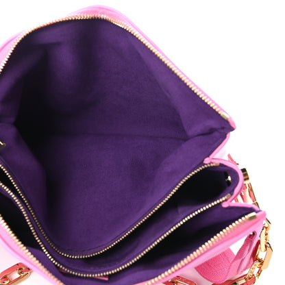 Louis Vuitton Lambskin Embossed Monogram Vuittamins Coussin PM Rose Violet 5 of 11