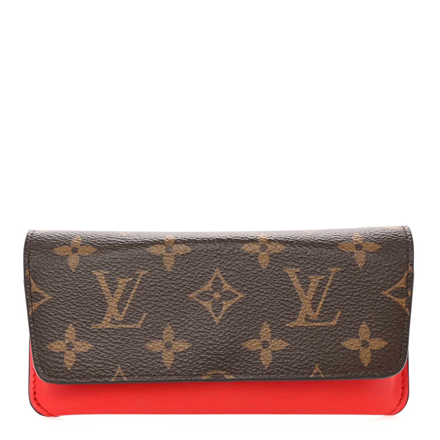 Louis Vuitton Monogram Woody Sunglass Case Rouge 1 of 9