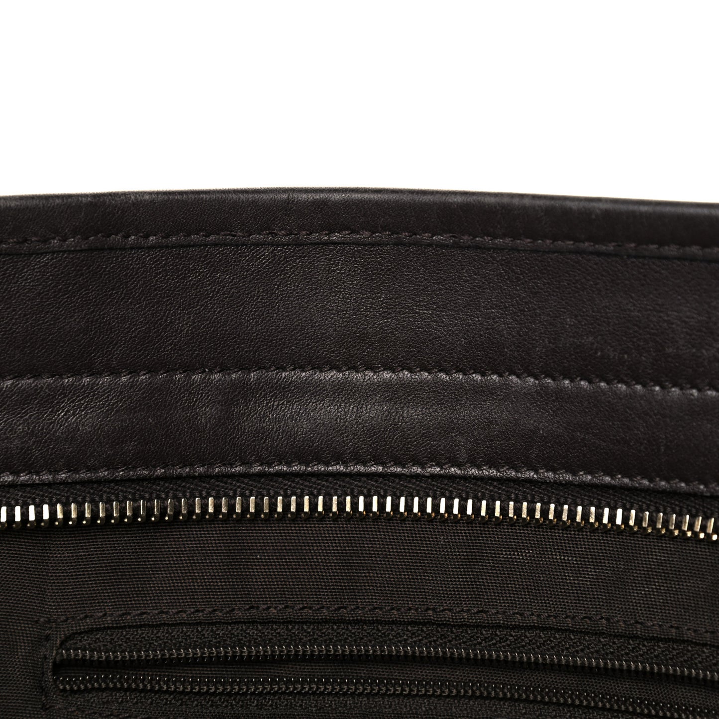 GG Supreme Monogram Medium Joy Tote Dark Brown