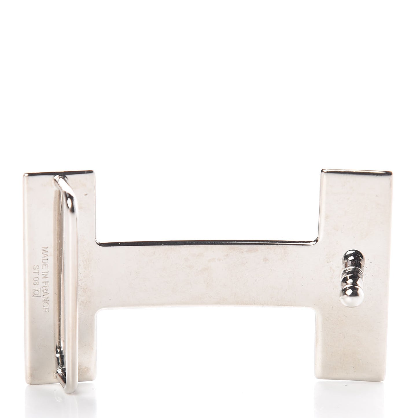 Enamel Quizz H Belt Buckle Rouge H