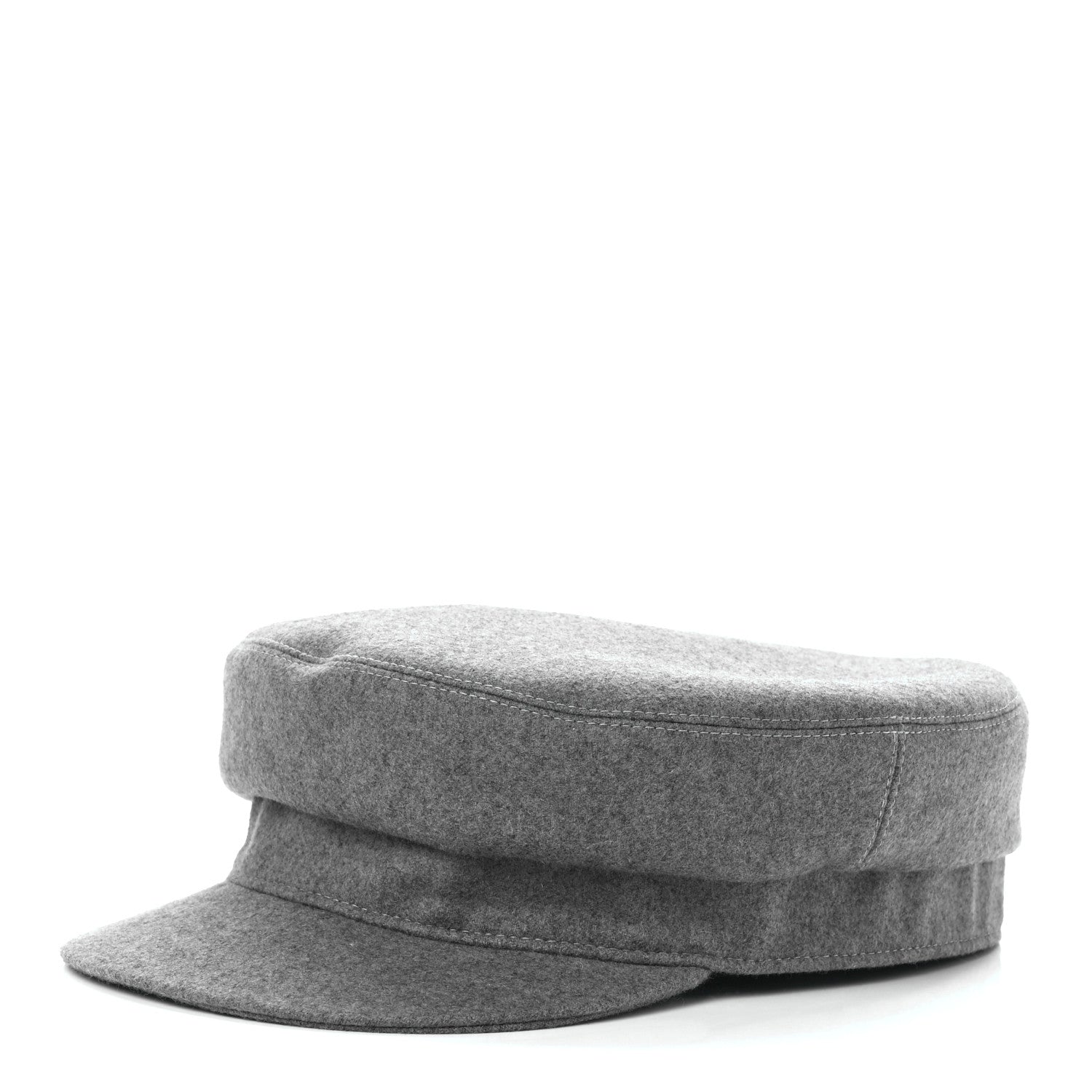 Hermes Cashmere Womens Deauville Cap 58 Bleu Lichen 1 of 9