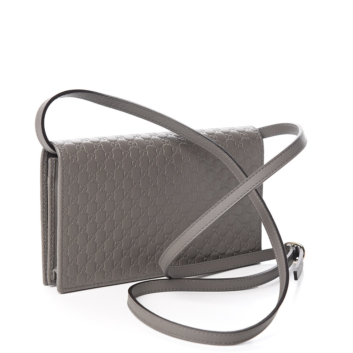 Soft Microguccissima Crossbody Wallet Loess
