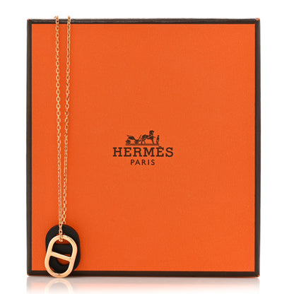 Hermes Swift O'Maillon Pendant Necklace Black 7 of 7