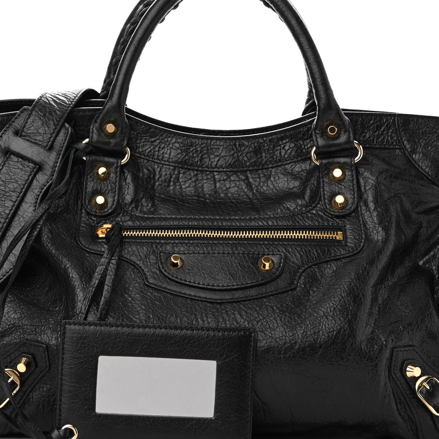 Agneau Classic Gold Hardware City Black