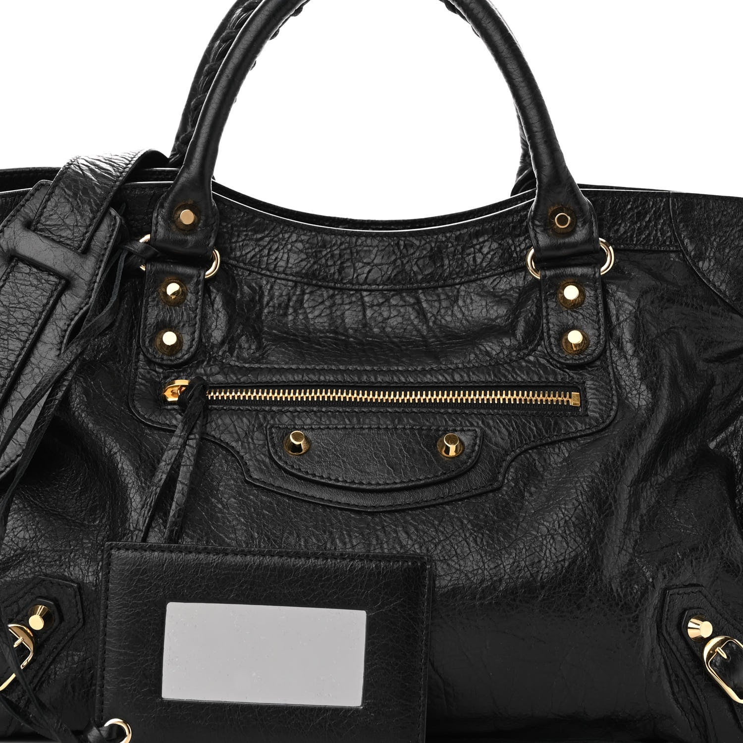 Balenciaga Agneau Classic Gold Hardware City Black 8 of 10