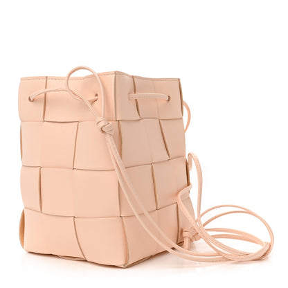 Bottega Veneta Nappa Maxi Intrecciato Cassette Bucket Bag Melon Washed 4 of 12