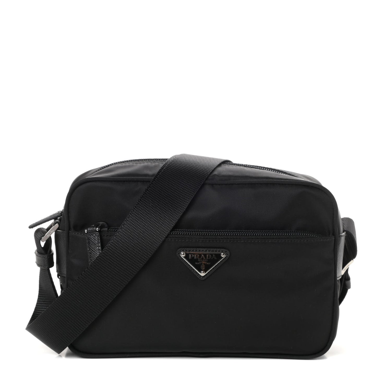 Tessuto Nylon Vela Shoulder Bag Black