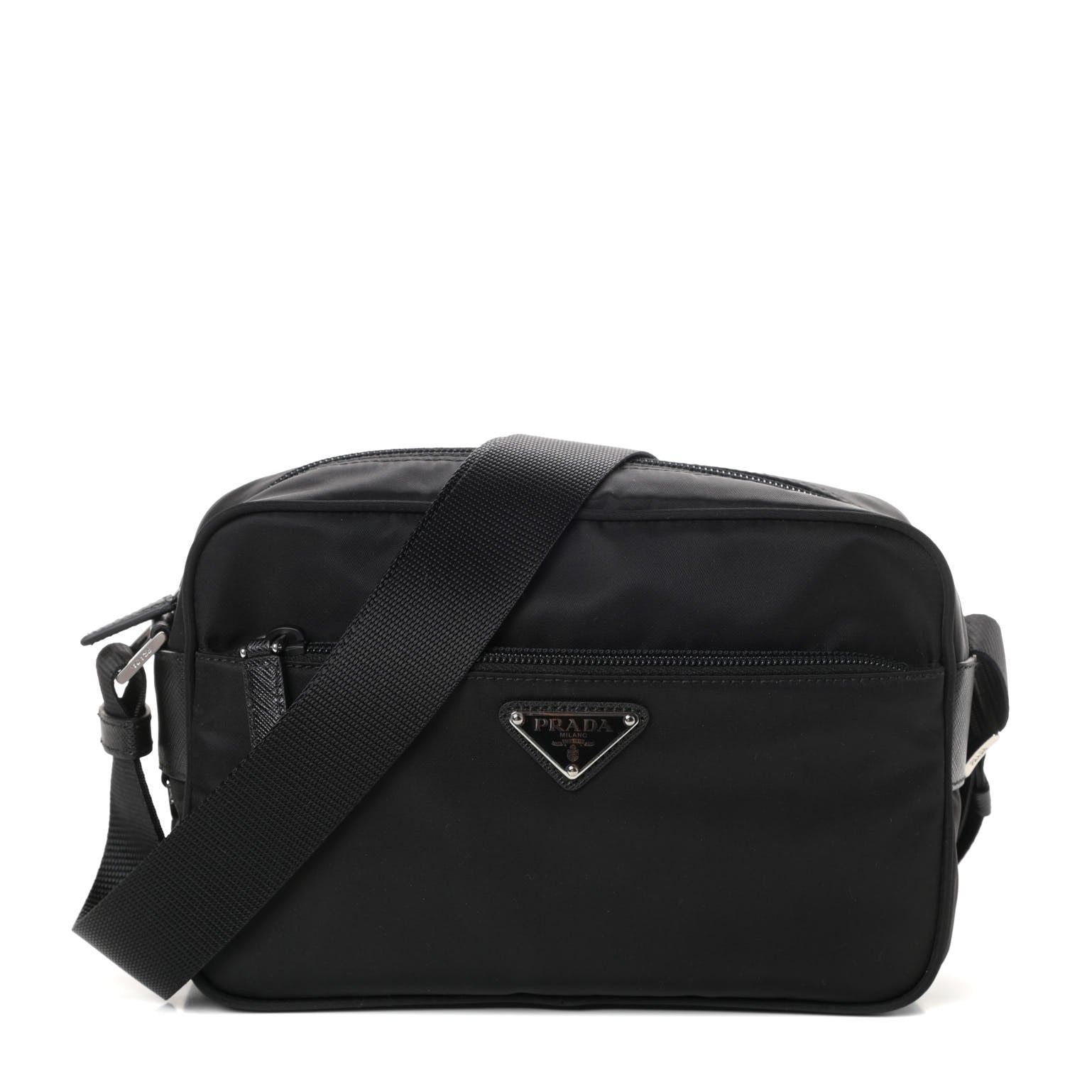 Prada Tessuto Nylon Vela Shoulder Bag Black 1 of 9