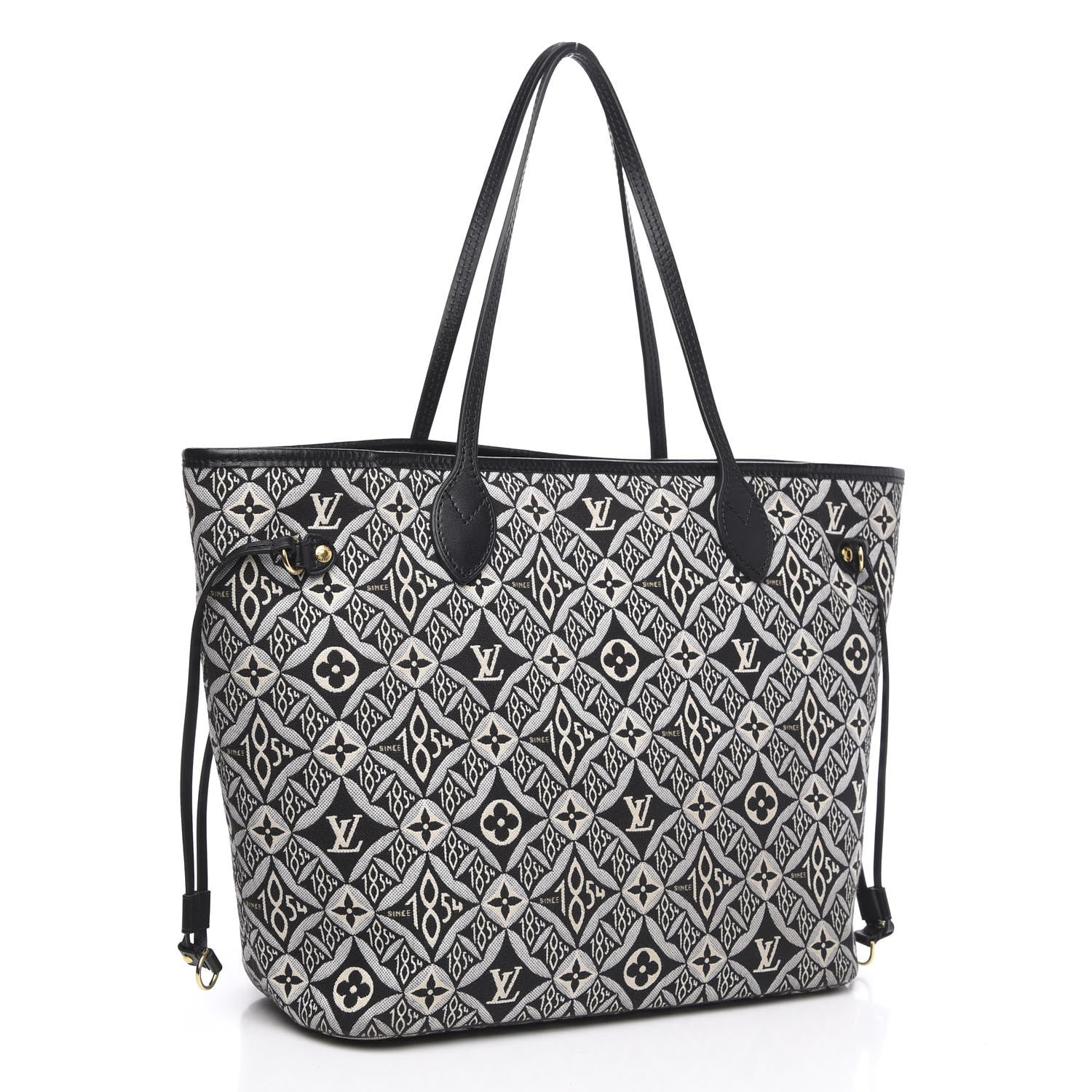 Louis Vuitton Jacquard Since 1854 Neverfull MM Grey 3 of 13