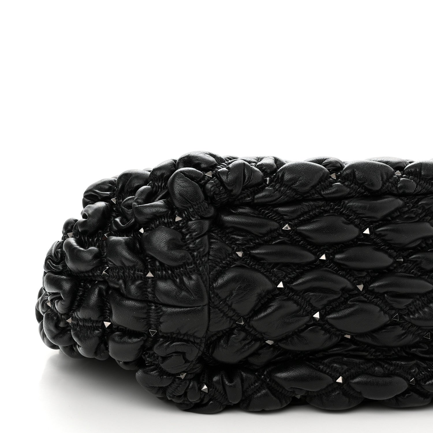 Valentino Garavani Nappa Spikeme Hobo Bag Black 8 of 9