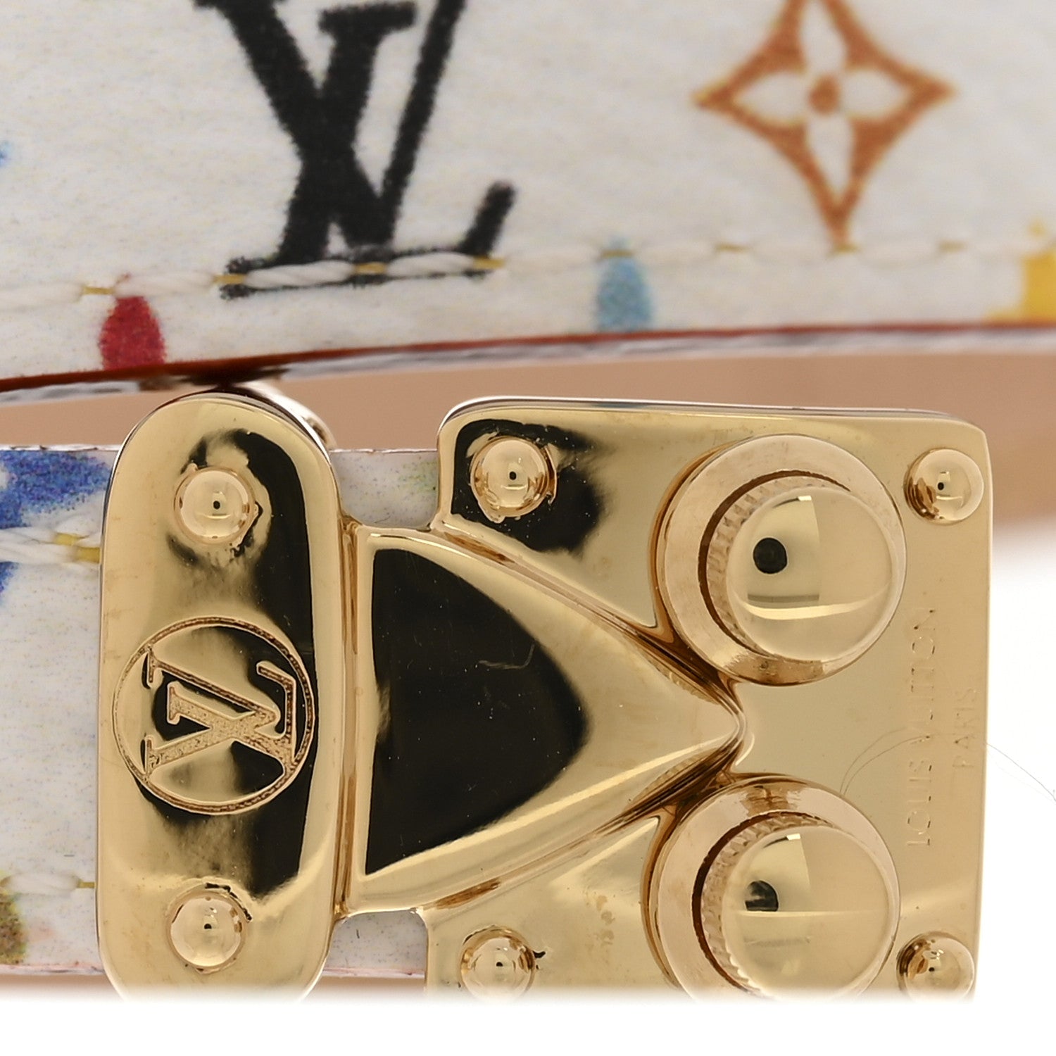 Louis Vuitton LV X TM Monogram Multicolor LV Signature Bracelet 17 White 6 of 7