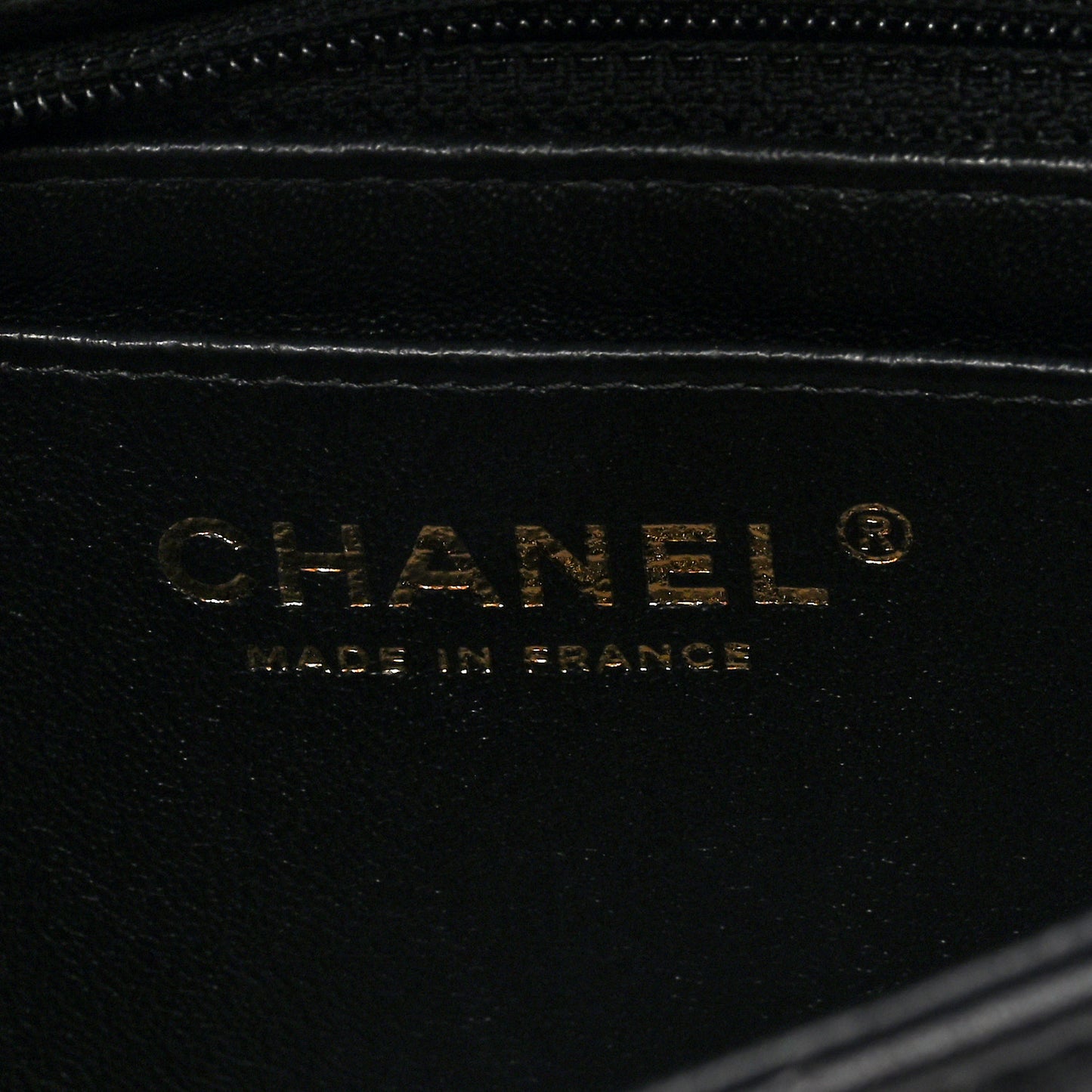 Lambskin Chevron Quilted Mini Rectangular Flap Black