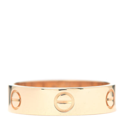 Cartier 18K Yellow Gold 5.5mm LOVE Ring 61 9.5 1 of 7
