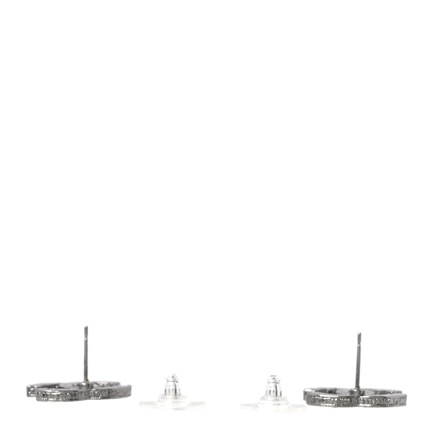 Ruthenium Crystal CC Earrings