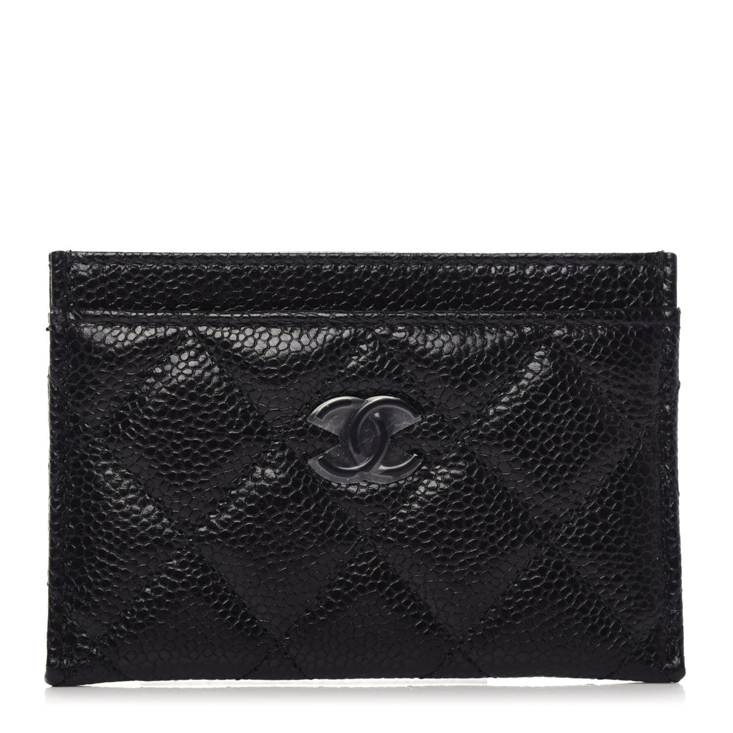 Chanel Caviar Quilted Incognito Card Holder Black 1 of 8