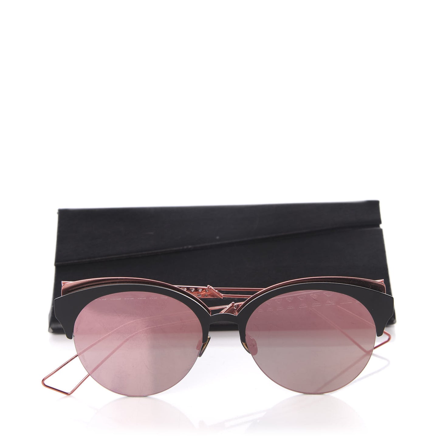 Diorama Caged Mirrored Sunglasses Pink