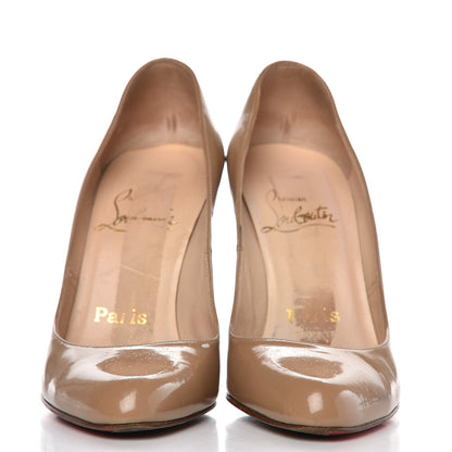 Christian Louboutin Patent Decollete 868 100 Pumps 35 Nude 2 of 11