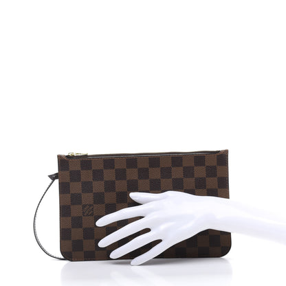 Louis Vuitton Damier Ebene Neverfull MM GM Pochette 2 of 9