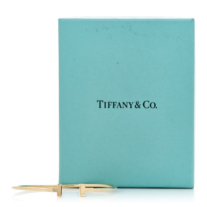 Tiffany 18K Yellow Gold Narrow T Wire Bracelet 4 of 4