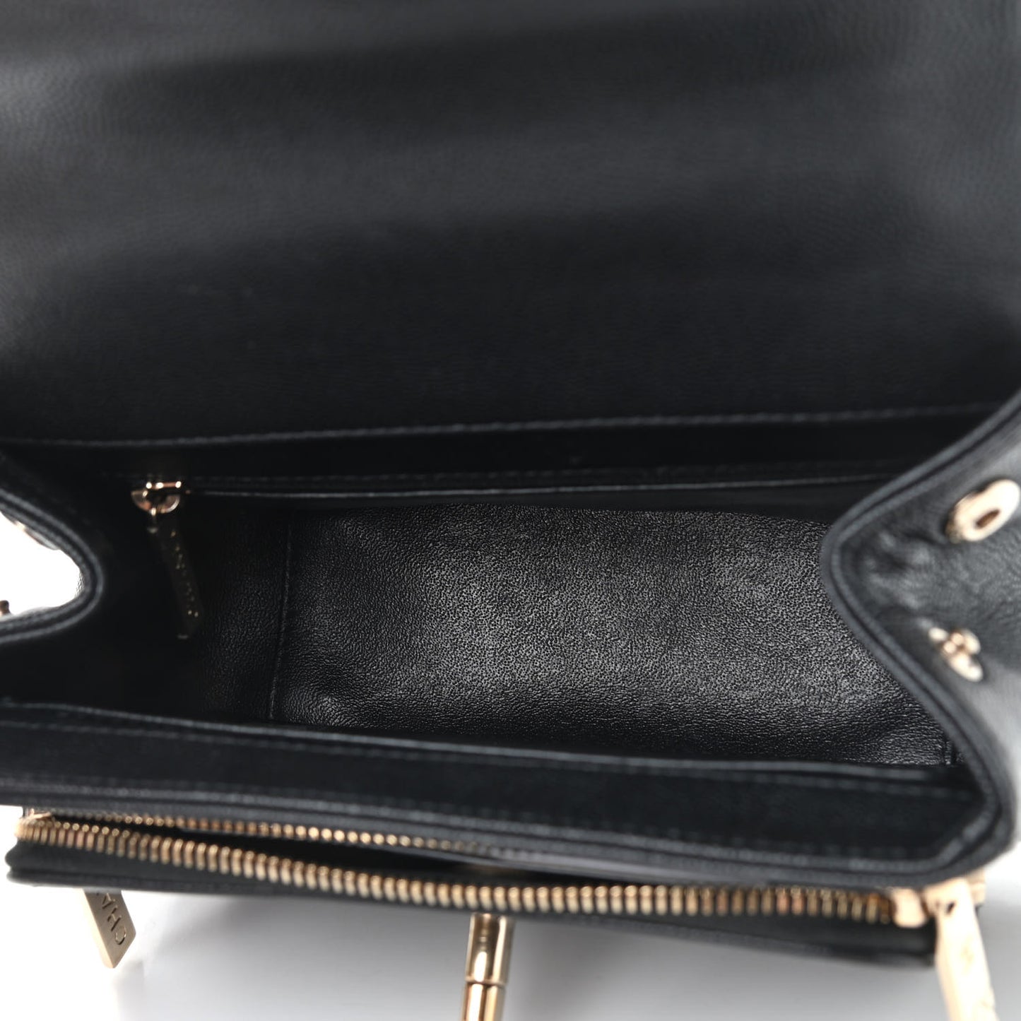 Caviar Quilted Small Business Affinity Flap Black