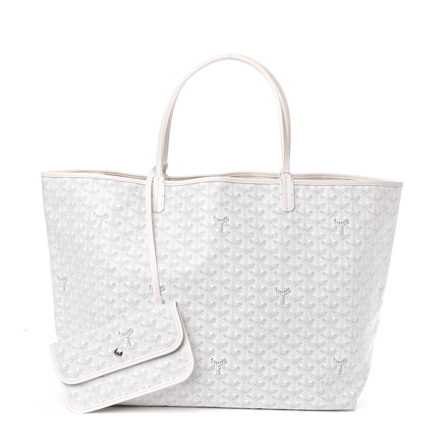 Goyard Goyardine Saint Louis GM White 1 of 8