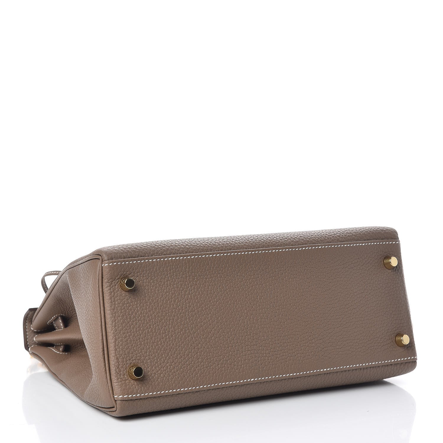 Hermes Togo Kelly Retourne 28 Etoupe 5 of 41