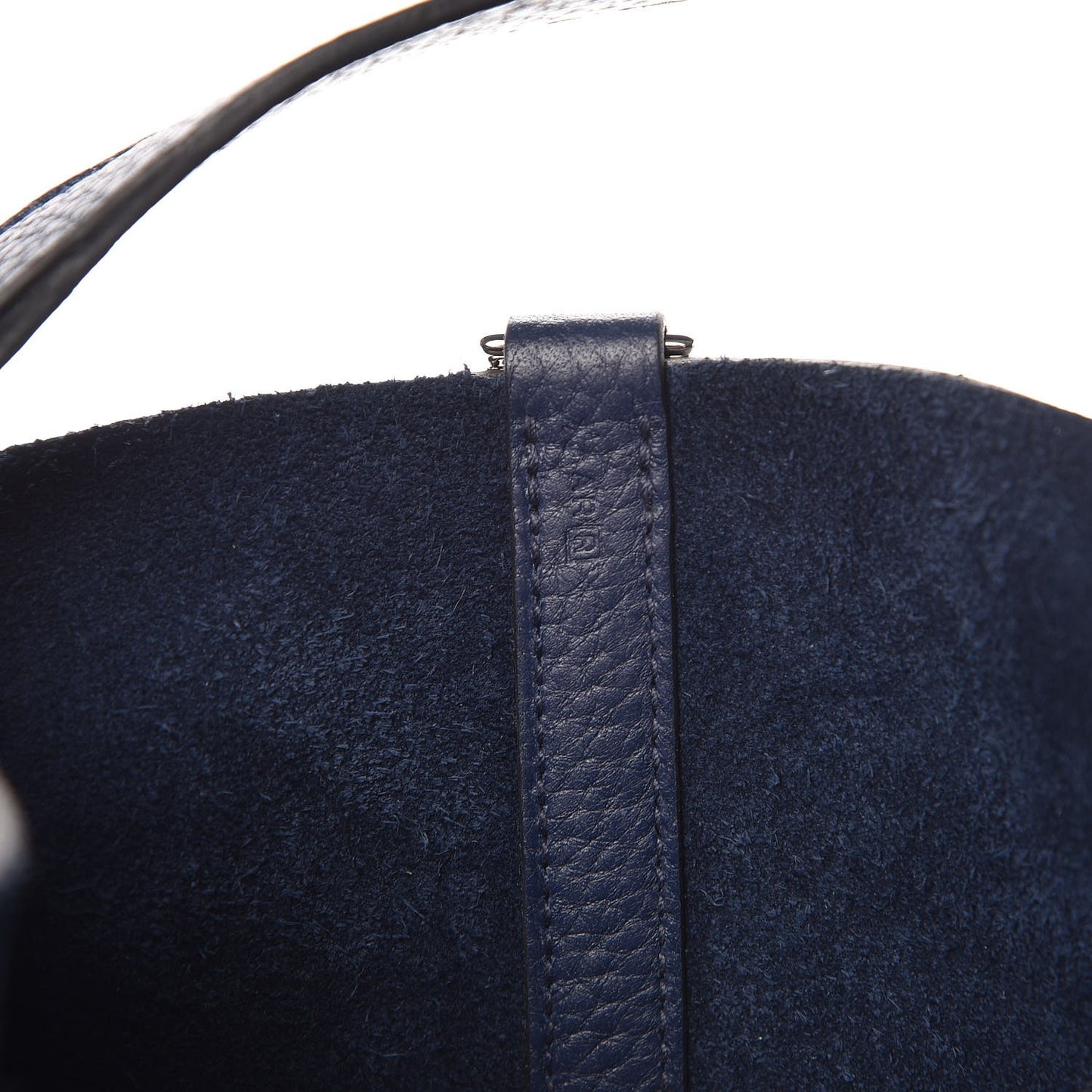 Taurillon Clemence Picotin Lock 22 MM Bleu Saphir