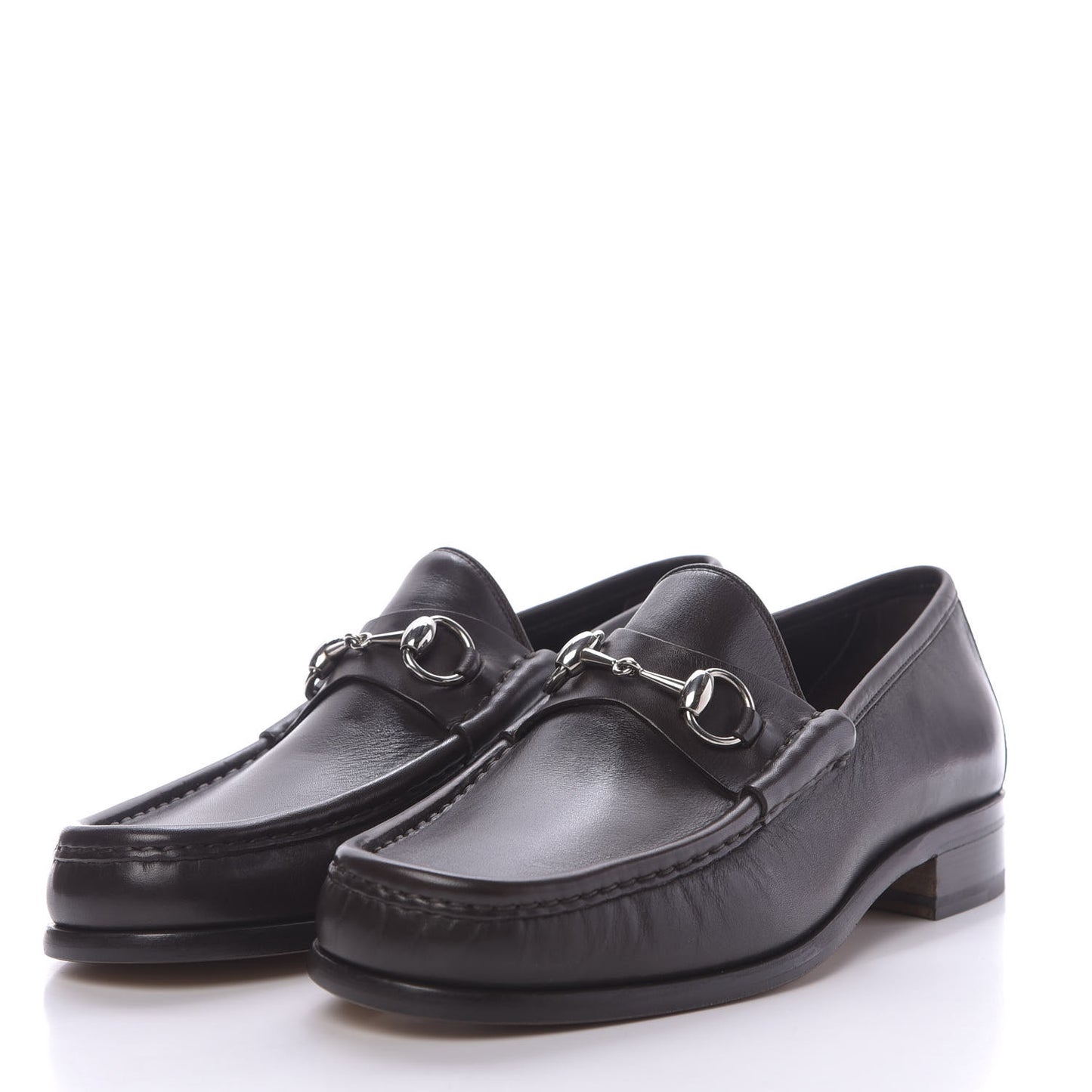 Calfskin Mens 1953 Horsebit Loafers 8 Marrone