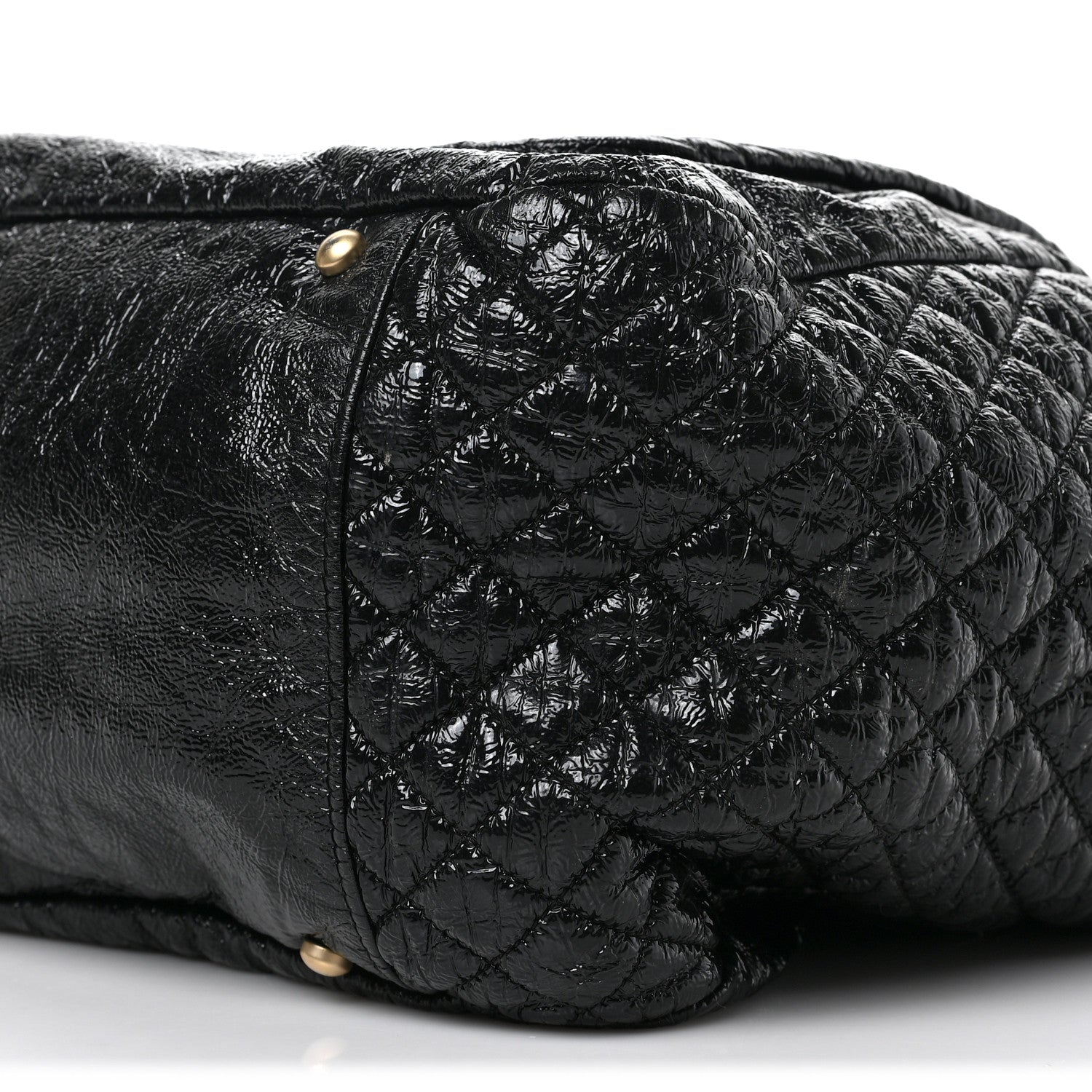 Chanel Vinyl XL Rock and Chain Flap Black 10 of 10