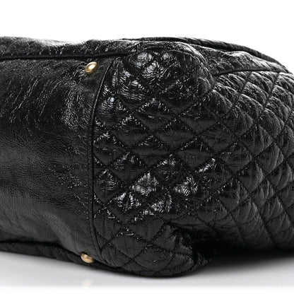Chanel Vinyl XL Rock and Chain Flap Black 10 of 10