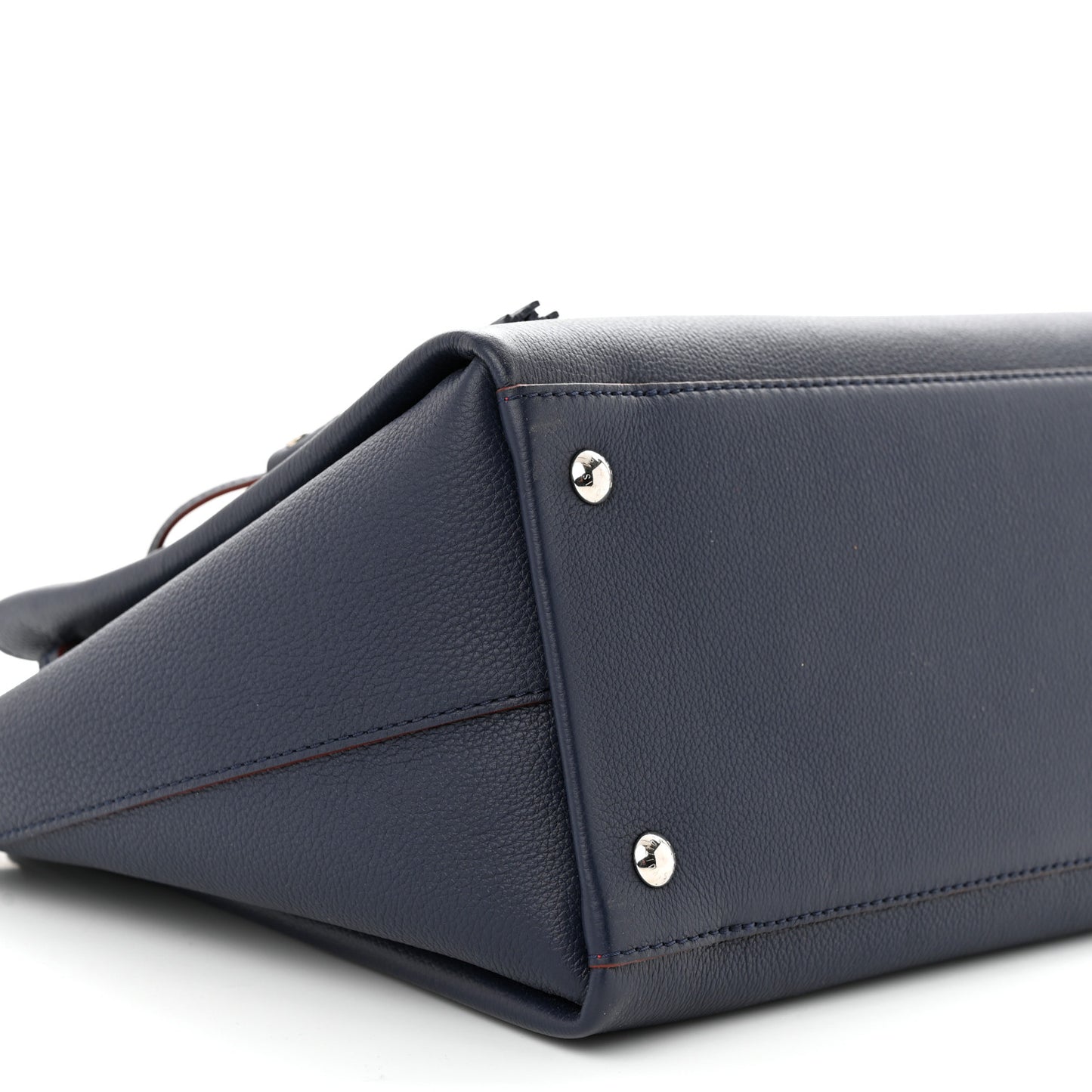 Calfskin Lockmeto Marine Rouge