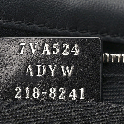 Fendi Cuoio Romano Selleria Medium Flat Baguette Black 7 of 9