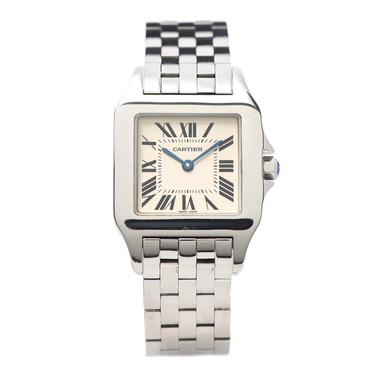 Stainless Steel 26mm Santos Demoiselle Quartz Watch