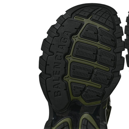 Balenciaga Neoprene Rubber Mens Track Sandals 44 Dark Kaki 7 of 8