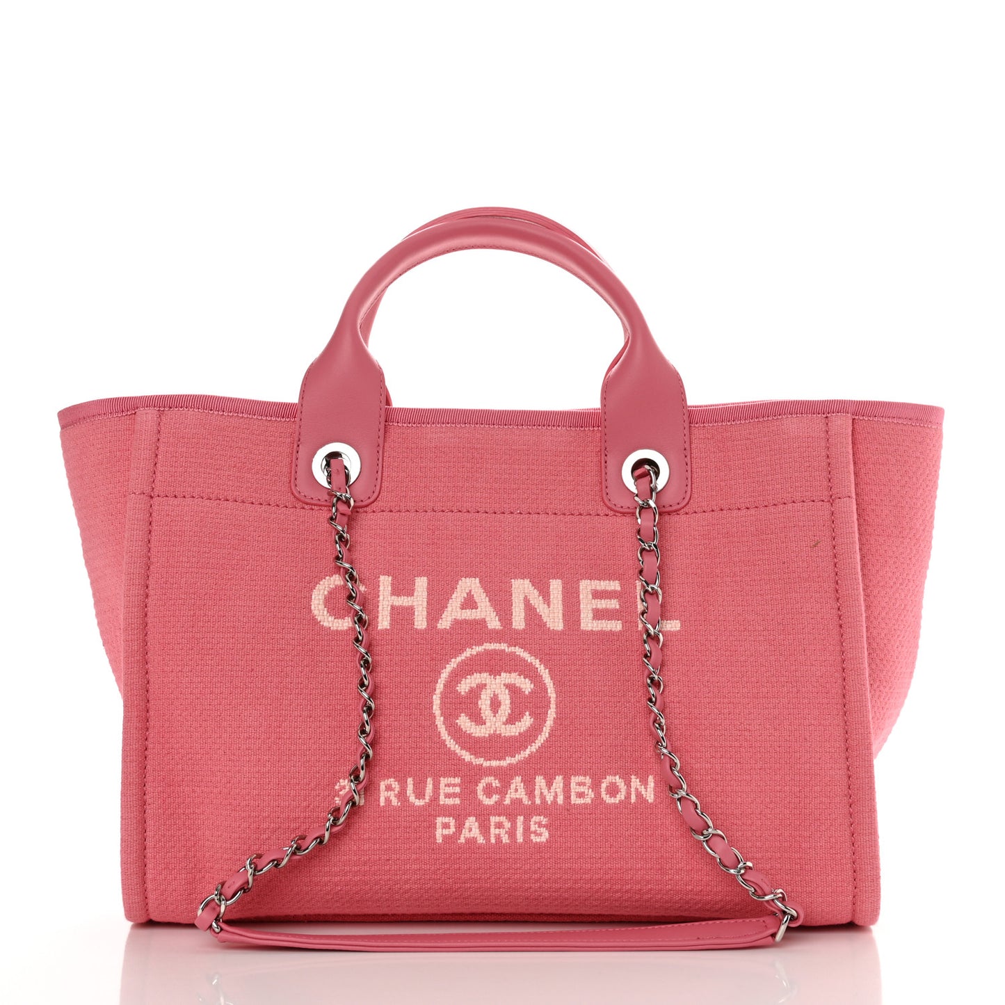 Mixed Fibers Small Deauville Tote Pink