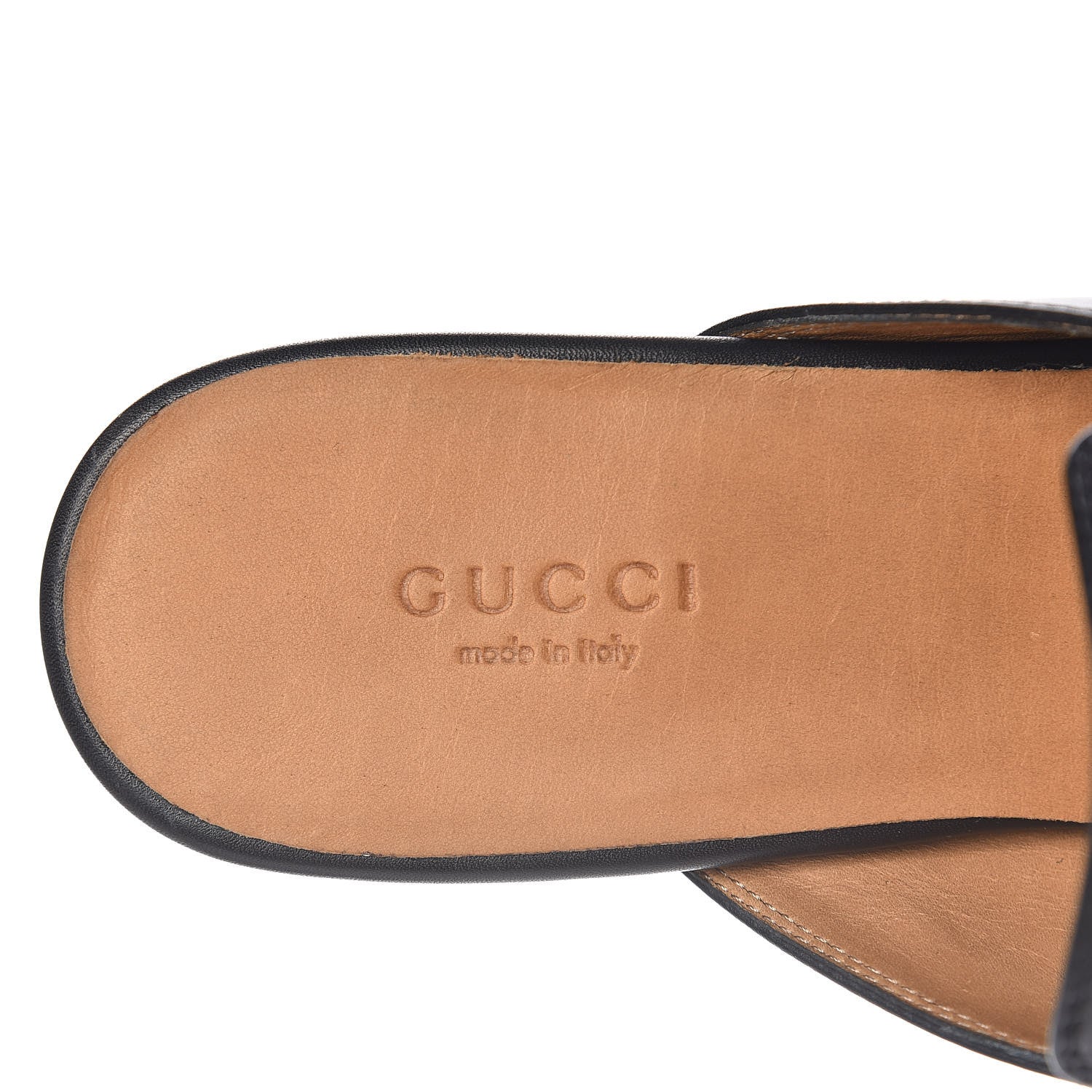 Gucci Calfskin Womens Princetown Slippers 37 Black 7 of 9