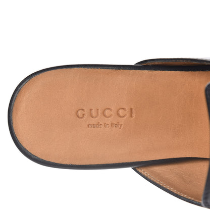 Gucci Calfskin Womens Princetown Slippers 37 Black 7 of 9