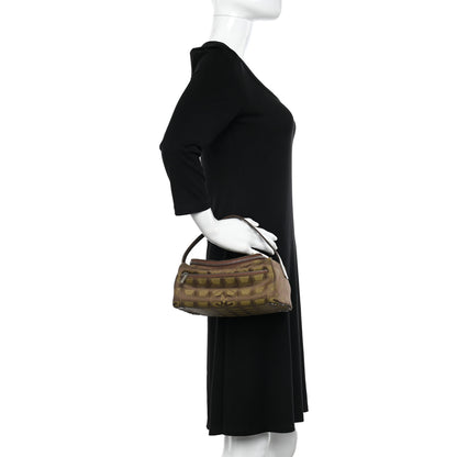 Chanel Nylon Travel Cosmetic Case Brown 2 of 10