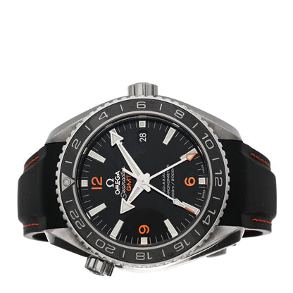Omega Stainless Steel Calfskin 43mm Seamaster Planet Ocean GMT Co-Axial Chronometer Automatic Watch Black 232.32.44.22.01.002 2 of 4