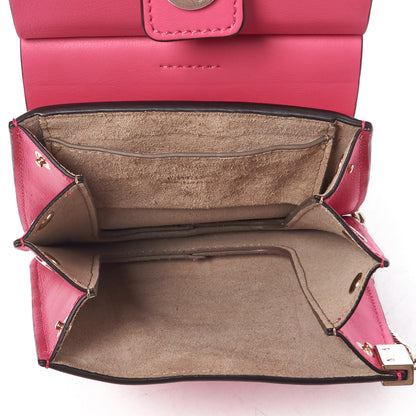 Chloe Suede Calfskin Mini Faye Bracelet Bag Fuchsia Rose 6 of 8