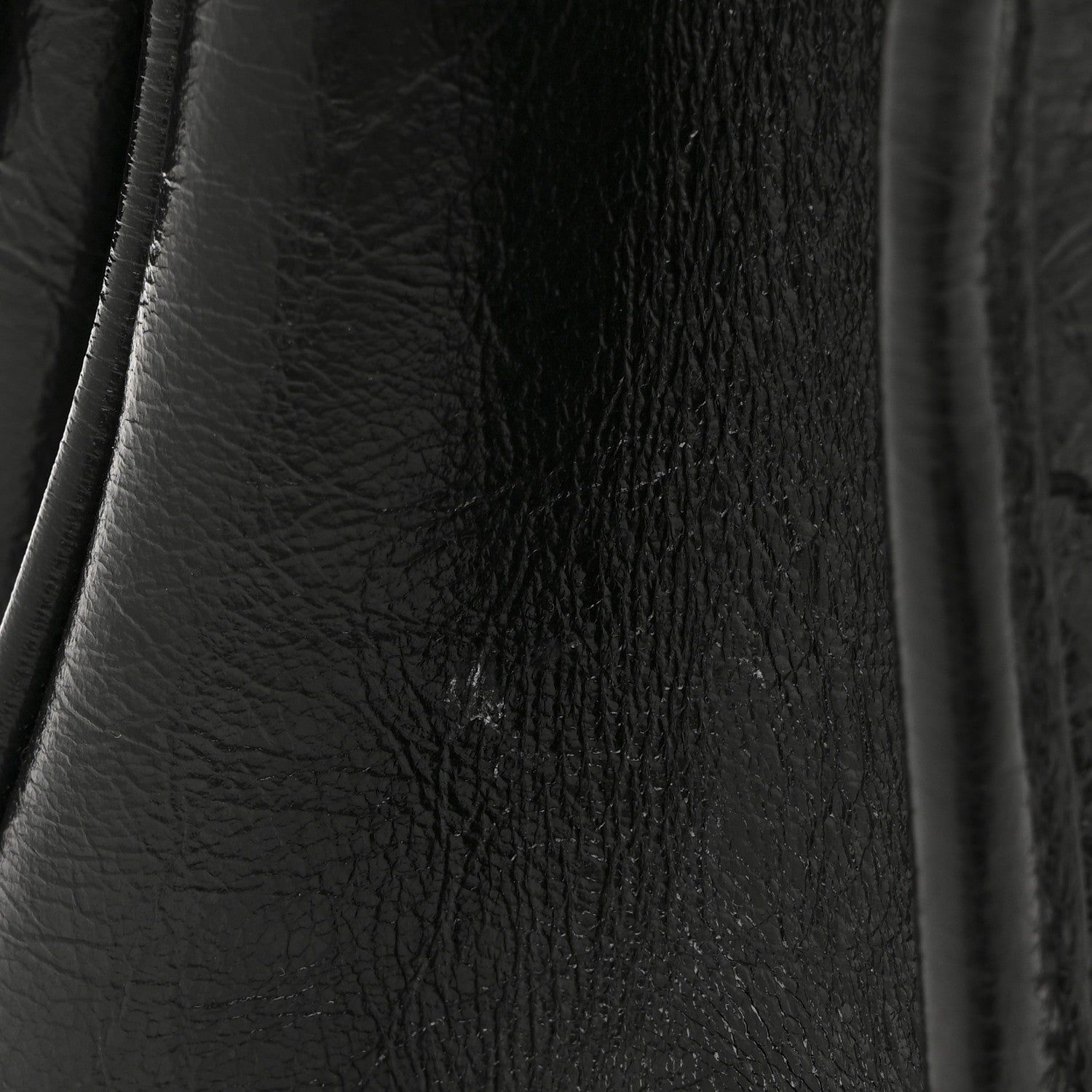 Saint Laurent Crinkled Calfskin Matelasse Monogram Baby Niki Chain Satchel Black 13 of 13