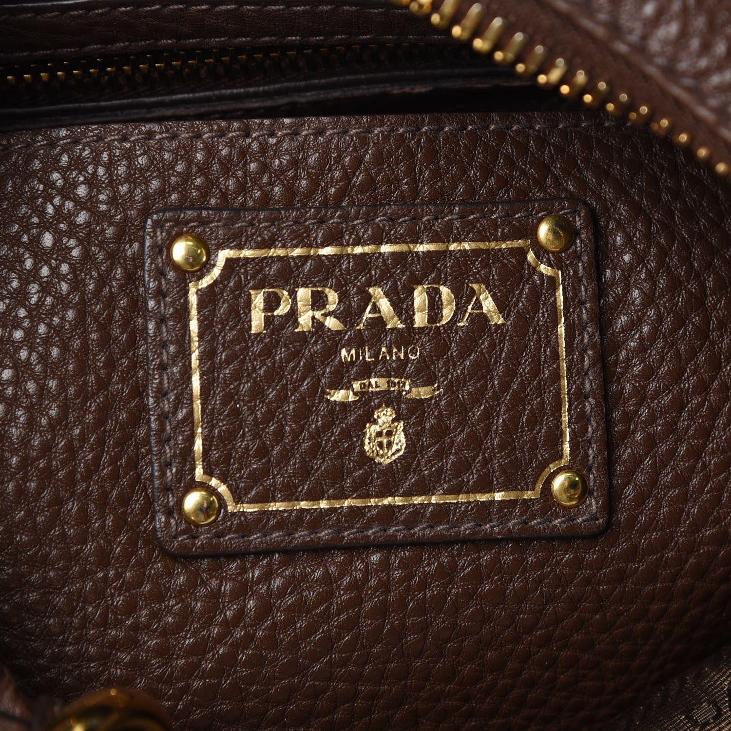 Prada Vitello Daino Hobo Cacao 6 of 10