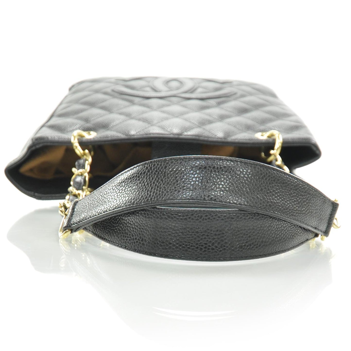 Caviar Petit Shopping Tote PST Black GHW